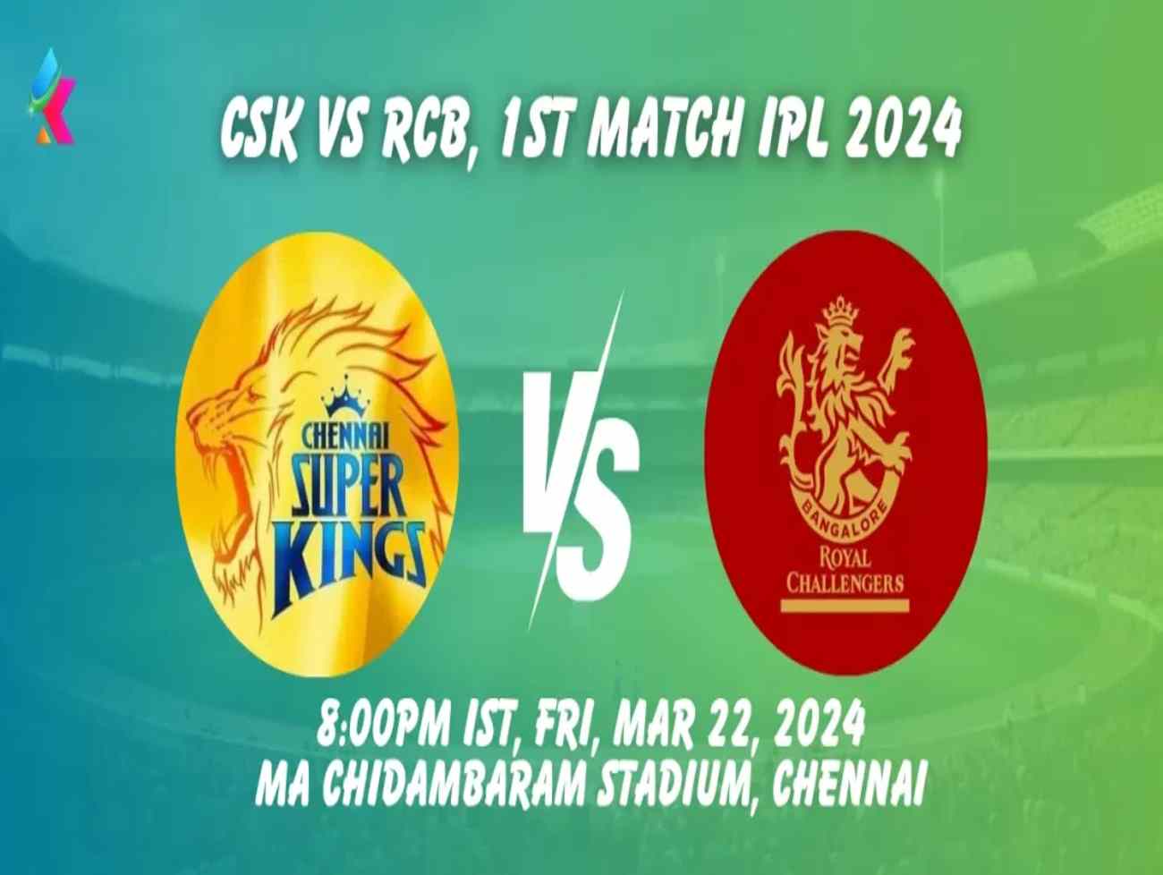 IPL 2024:જે મેદાન પર CSK vs RCB મેચ રમાશે, બેંગલુરુની ટીમ 16 વર્ષથી જીતી શકી નથી