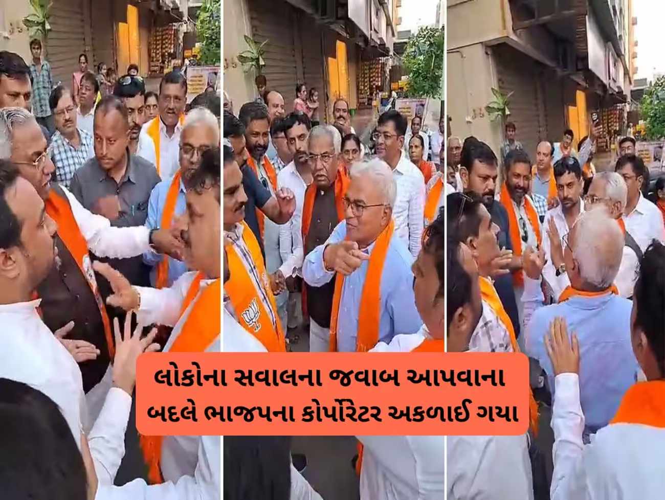 ભાજપના નેતાઓ બોલવામાં ભાન ભૂલ્યા, સવાલો પૂછતા જનતા સામે દાદાગીરી કરી