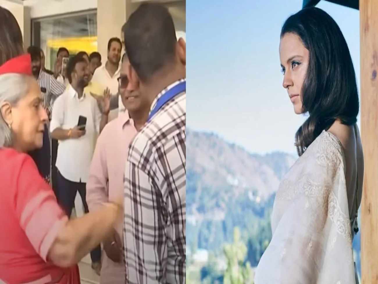 જયા બચ્ચન સેલ્ફી લઇ રહેલા એક વ્યક્તિ પર ગુસ્સે થઇ ધક્કો માર્યો, કંગના બોલી કે.. ઝઘડાળુ મુર્ગી છે.....