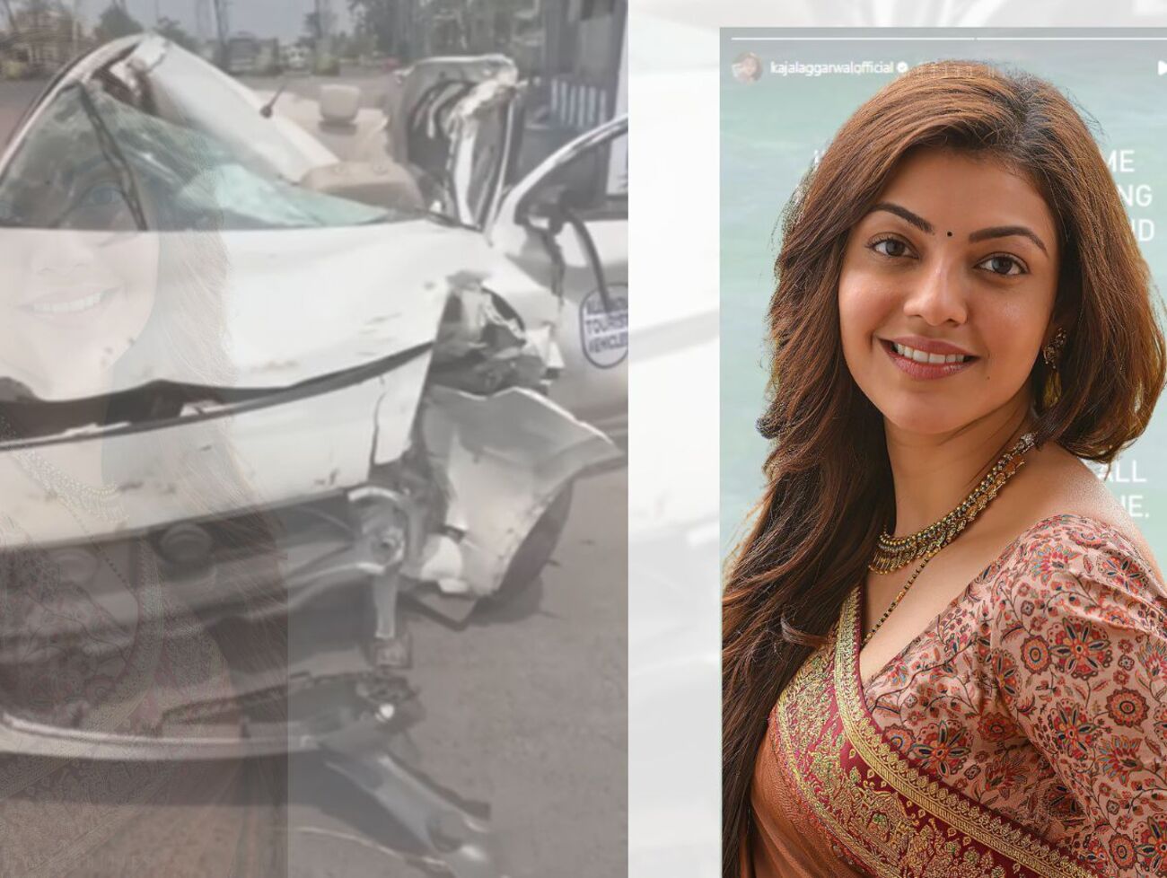 અકસ્માત  બાદ મોતની અફવા મુદ્દે કાજલ અગ્રવાલે કરી  સ્પષ્ટતા, કહ્યું- હું  એકદમ  સુરક્ષિત છું