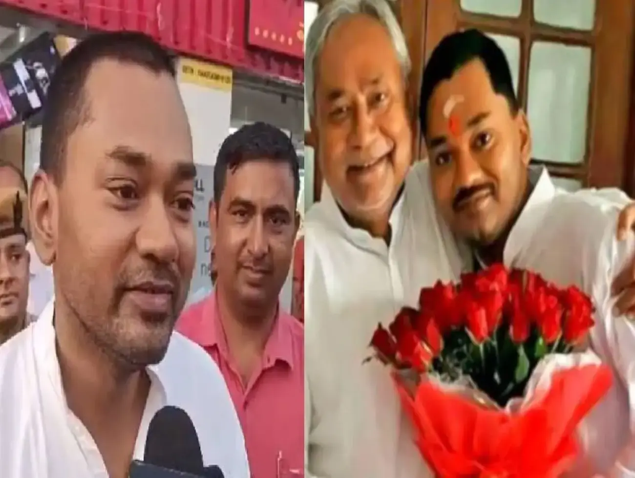 CM તરીકે 10મી વખત શપથ લીધા બાદ નીતીશ કુમારને મળ્યા તેમના  પુત્ર નિશાંત