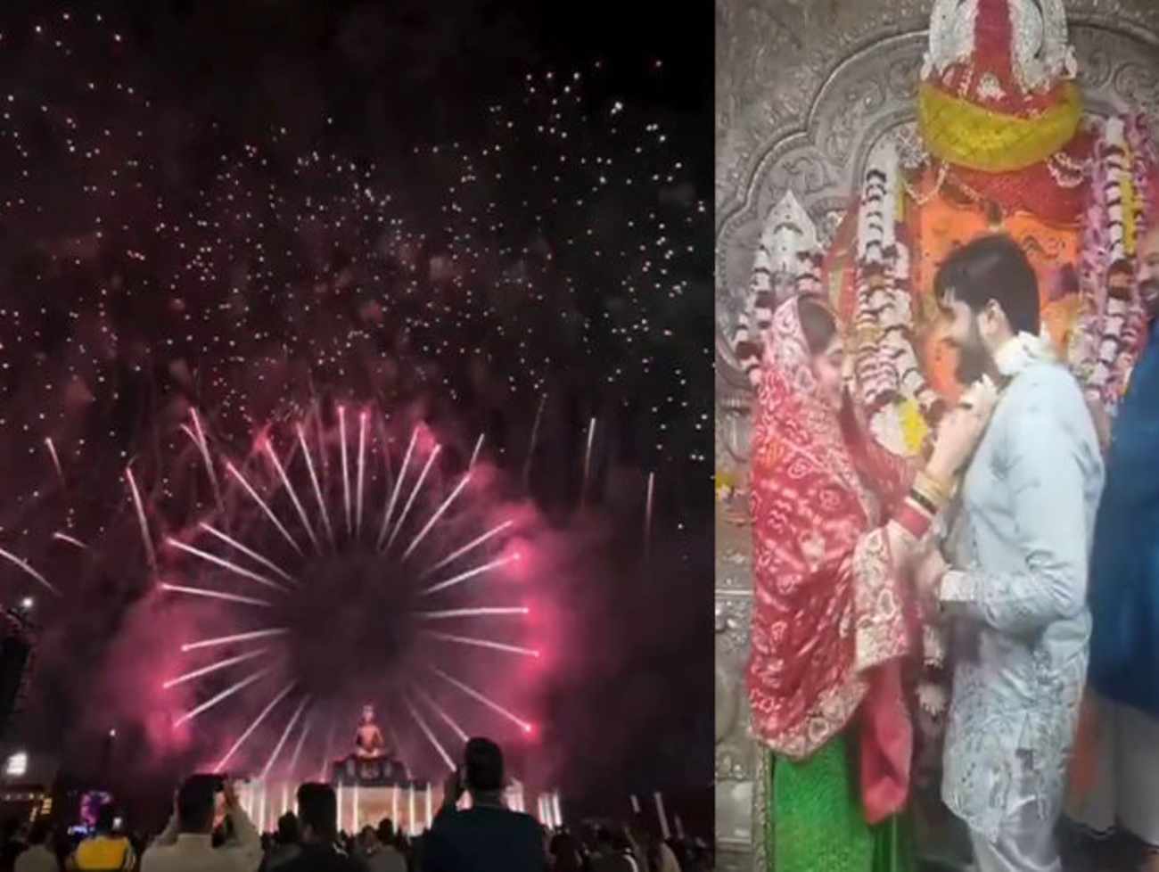 ભાજપ MLAના પુત્રના લગ્નમાં રૂ.70 લાખના તો ખાલી ફટાકડાં! મંદિરના ગર્ભગૃહમાં જઈ વરમાળા પહેરાવતા વિવાદ