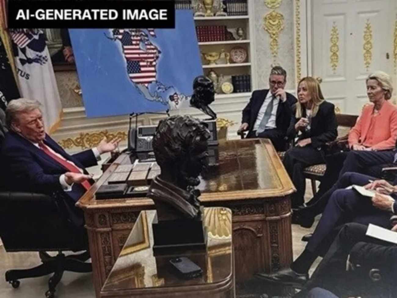 ડોનાલ્ડ ટ્રમ્પે એક નકશો પોસ્ટ કર્યો અને કેનેડા ડરી ગયું