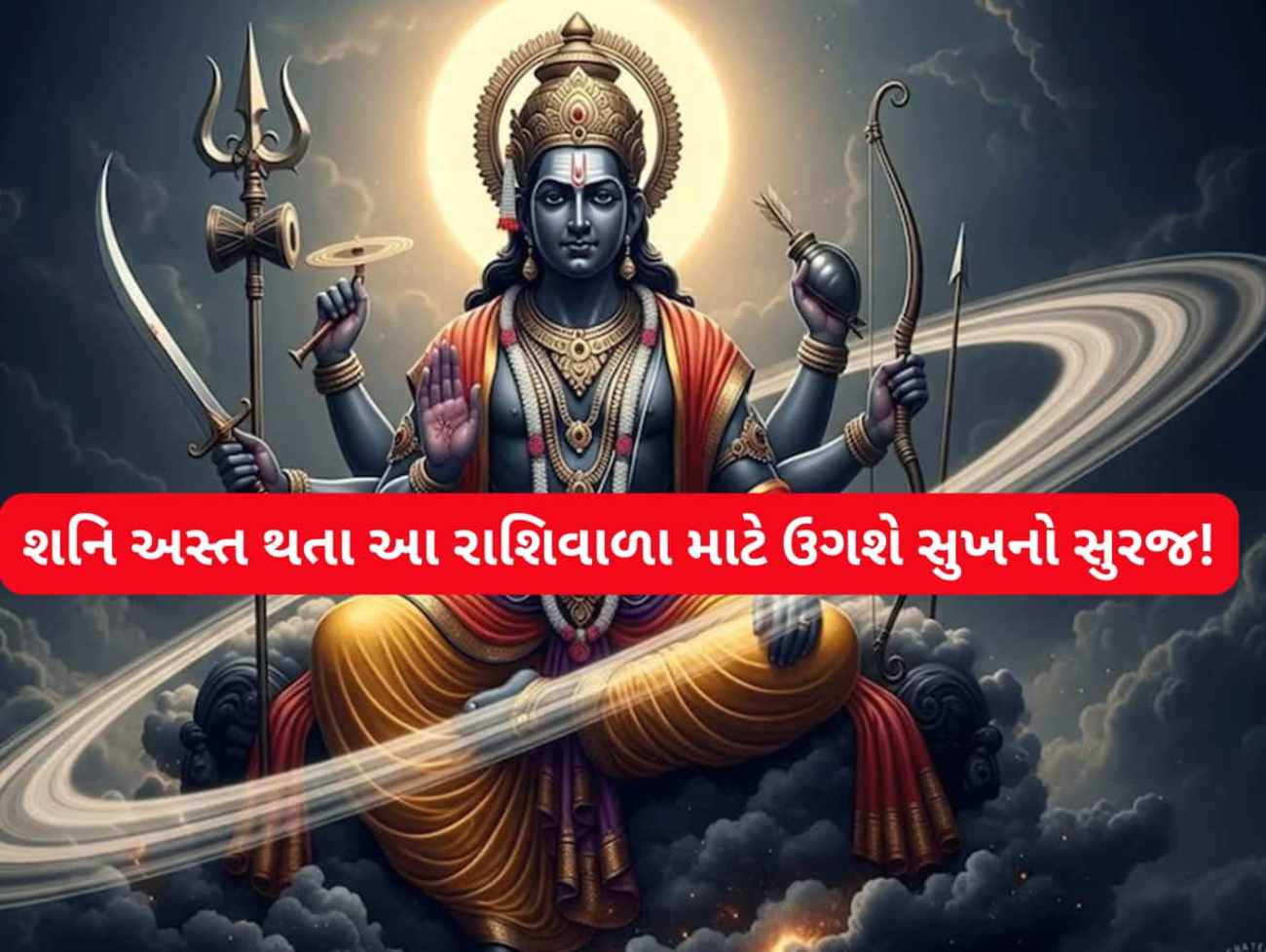 શનિ અસ્ત થઈ આ 3 રાશિવાળાને બંપર ફાયદો કરાવશે, છપ્પરફાડ ધનવર્ષા કરશે!