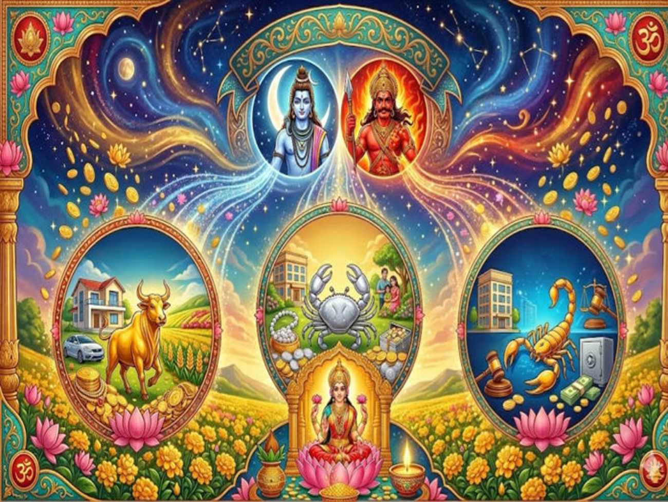 મહાલક્ષ્મી રાજયોગ 3 રાશિના જાતકોનું ભાગ્ય ચમકાવશે, મંગલ-ચંદ્રની યુતિ કરાવશે ધનવર્ષા!