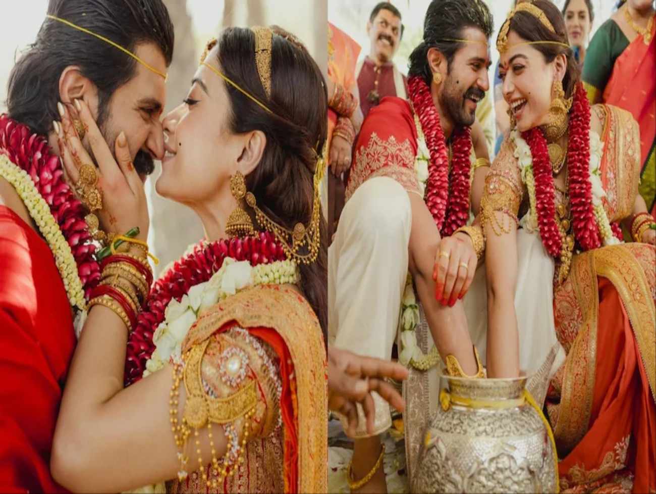 રશ્મિકા અને વિજયે બોલિવૂડ લગ્નના જૂના ટ્રેન્ડને તોડીને પરંપરાને સૌથી મોટી ફેશન બનાવી!