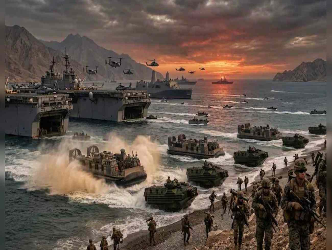 હવે, હોર્મુઝમાં 'મહા યુદ્ધ'! અમેરિકાએ તેના સૌથી ખતરનાક મરીન કમાન્ડોને તૈનાત કર્યા છે. શું ગ્રાઉન્ડ ઓપરેશન શરૂ થશે?