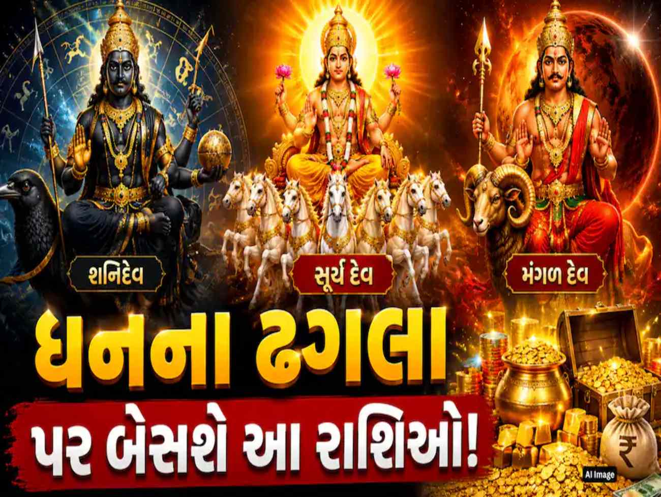 શનિ-મંગળ-સૂર્યની કૃપાથી ખુલી જશે તિજોરીઓ! 4 રાશિઓ પર થશે પૈસાનો વરસાદ, સુખ-સમૃદ્ધિમાં આળોટશો