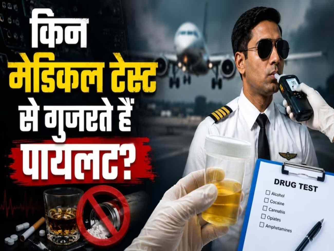 વિમાન ઉડાડતા પહેલા પાઇલટ્સ કયા ટેસ્ટ થાય છે ? એક ભૂલથી કાયમી લાઇસન્સ રદ કરી દેવામાં આવે