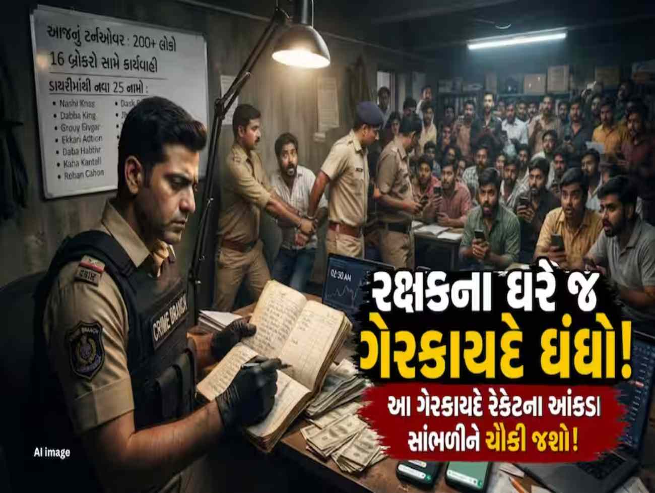 પોલીસના ઘરે 'ડબ્બા ટ્રેડિંગ'નો ખેલ! 10 વર્ષથી ધમધમતું રેકેટ બેનકાબ, ડાયરીમાંથી ખૂલ્યા ચોંકાવનારા રાજ