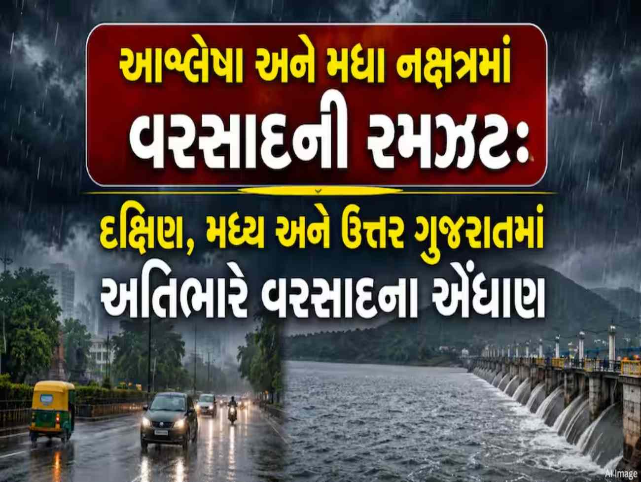 જન્માષ્ટમી, પર્યુષણ અને નવરાત્રીમાં પડશે ભારે વરસાદ, ક્યા સુધી છે વરસાદની આગાહી