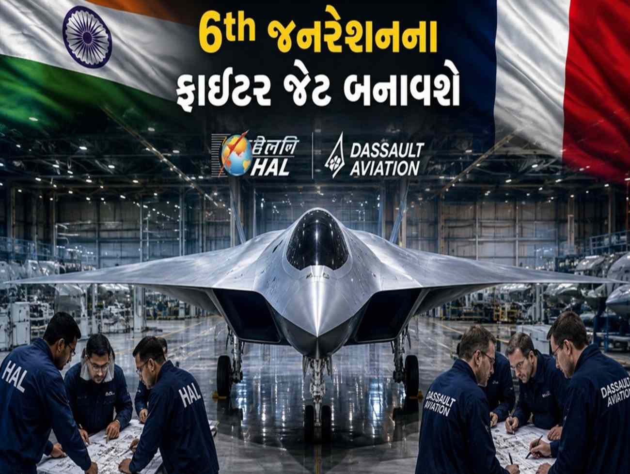 ચીન-અમેરિકાનો દબદબો ખતમ કરવા ભારતનો જોરદાર પ્લાન, ફ્રાન્સ સાથે મળી બનાવશે છઠ્ઠી પેઢીનું ફાઈટર જેટ!
