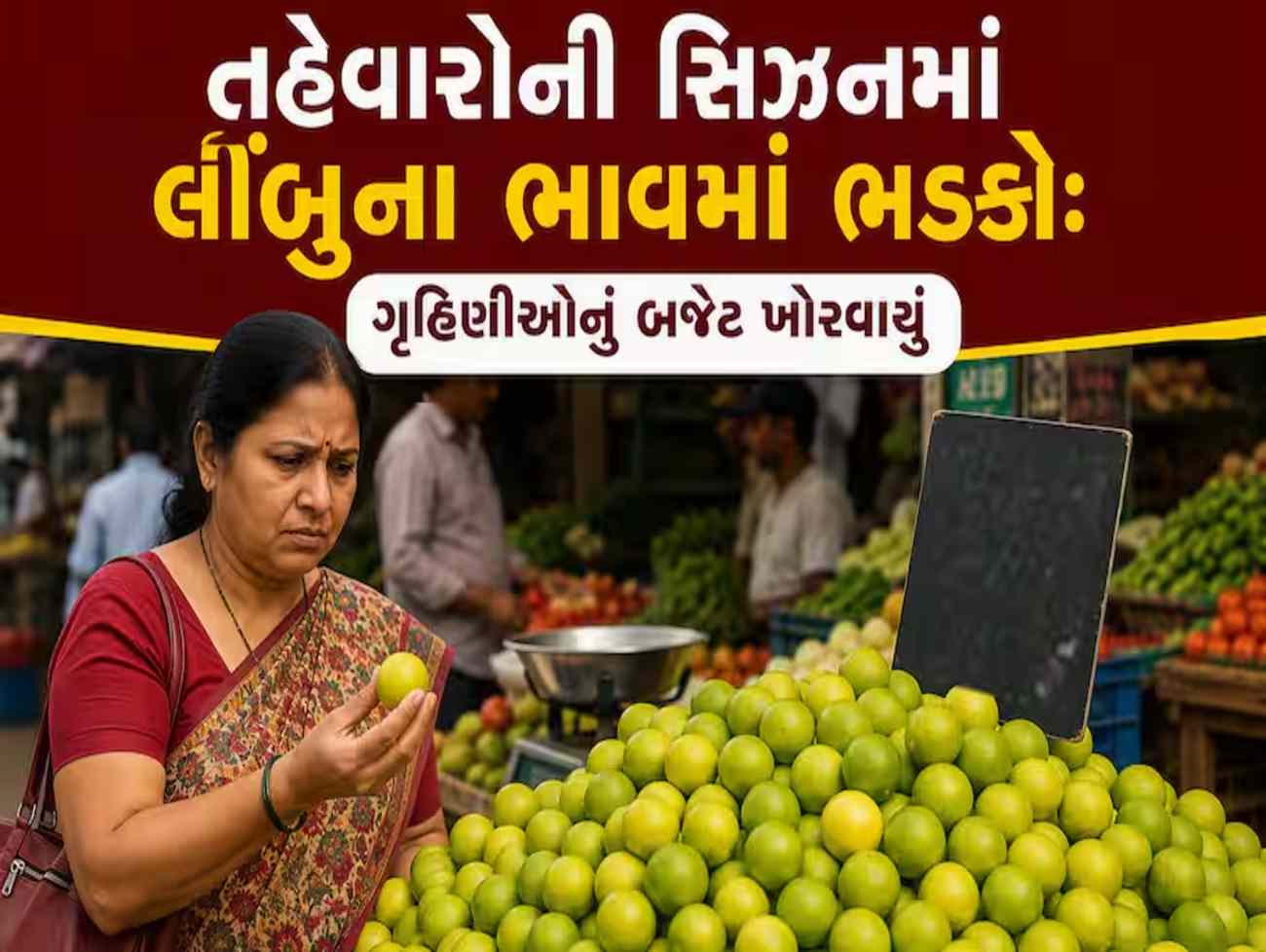 લીંબુના ભાવમાં ભડકો: 20 કિલોનો ભાવ સાંભળીને ગૃહિણીઓને લાગશે 440 વોટનો ઝટકો!